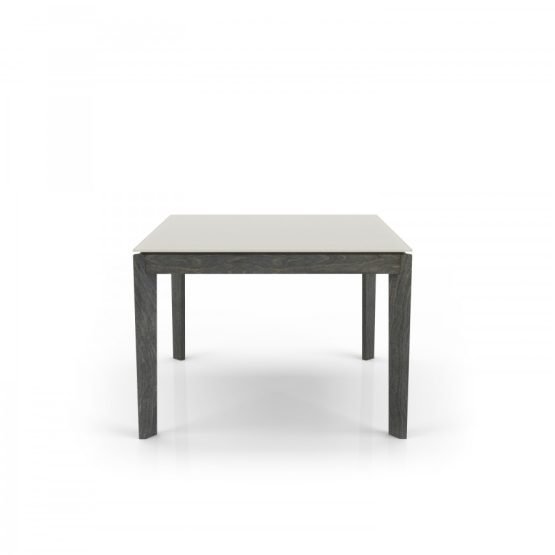 Cloe 42" DINING DINING TABLE - WOOD & GLASS