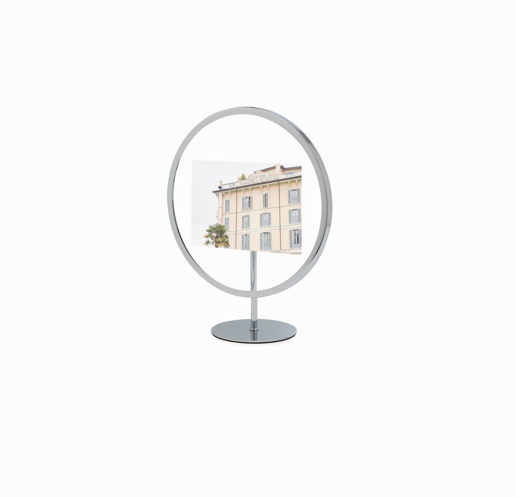 Infinity Floating Picture Frame Chrome 4x6" (10x15cm) - Image 2