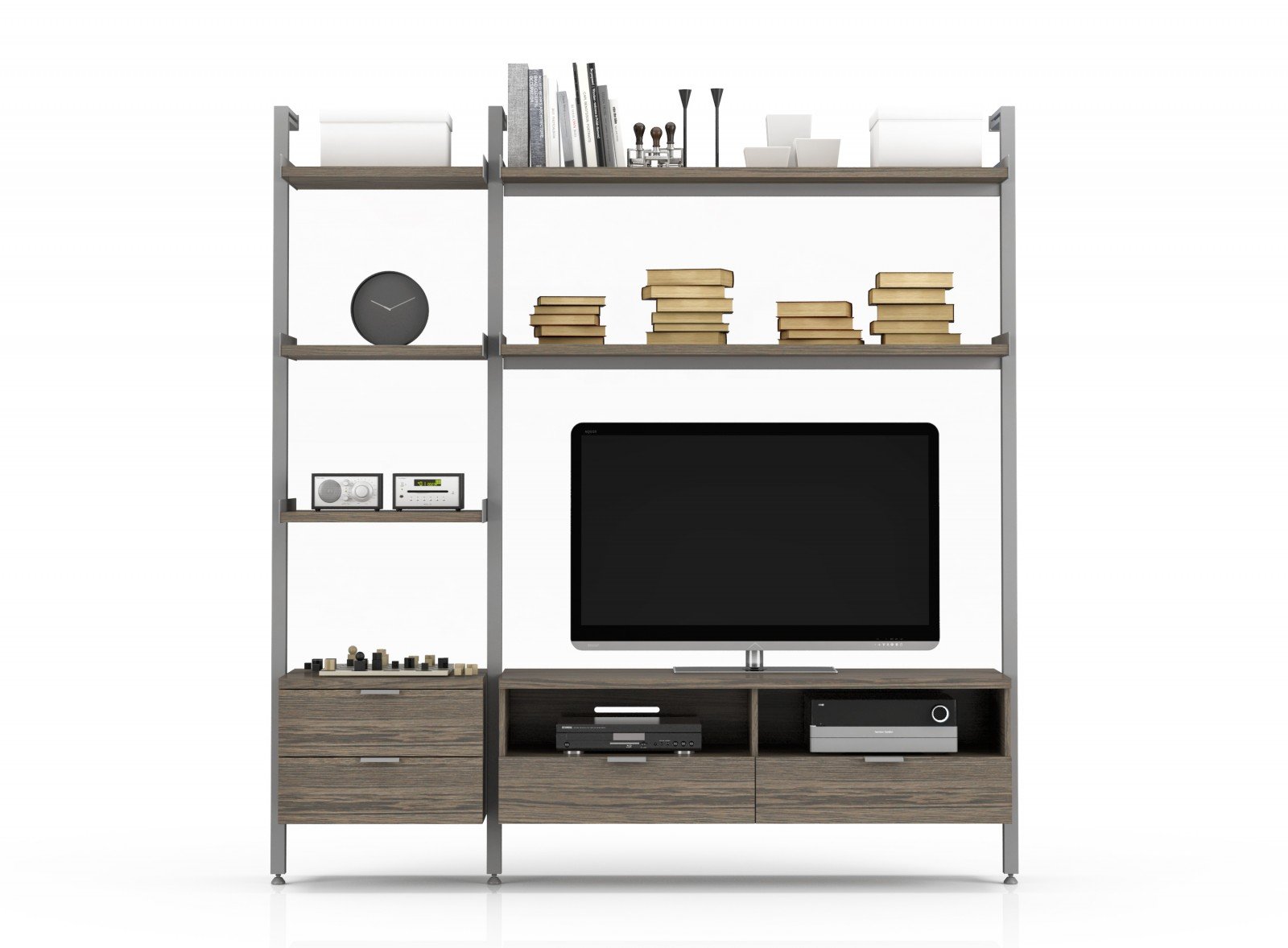 Gravity Modular Shelves with TV Stand