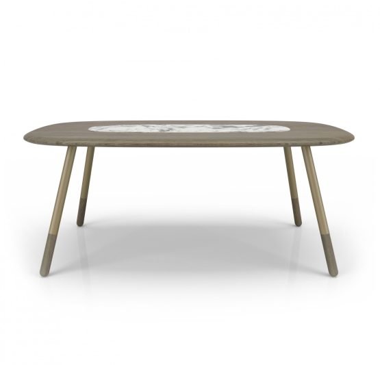 KOVAL 78'' DINING TABLE WITH NATURAL STONE