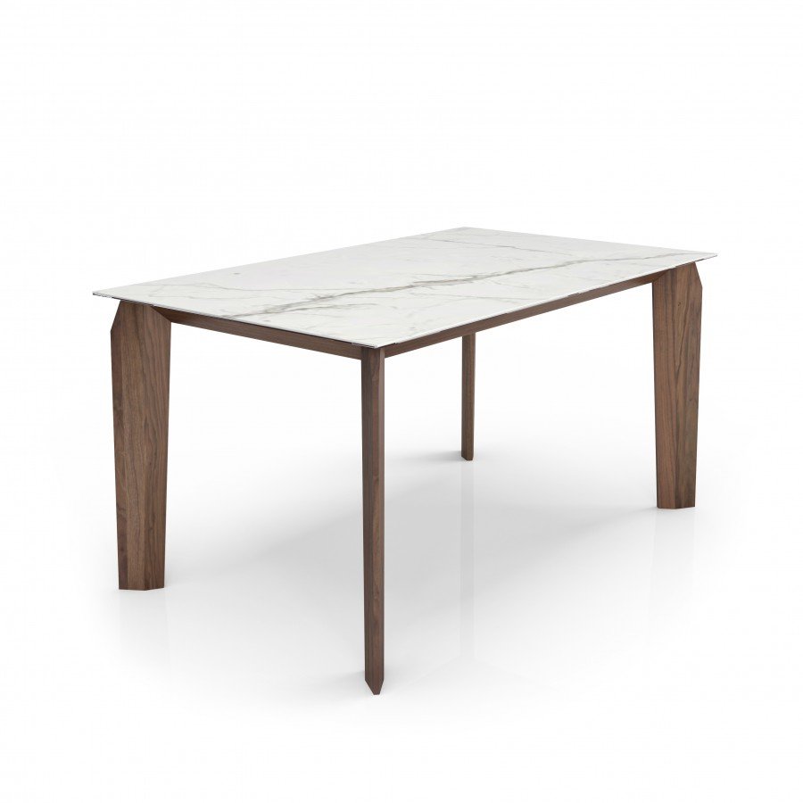 Magnolia 60'' DINING DINING TABLE - WOOD & CERAMIC - Image 2