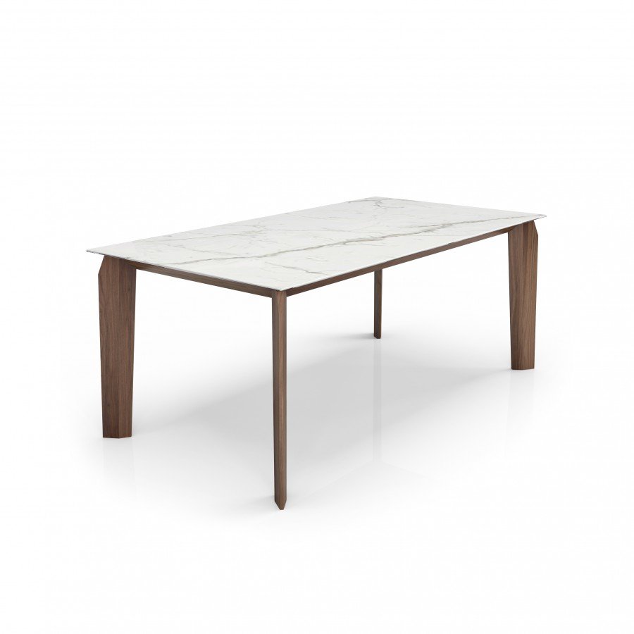 Magnolia 76'' DINING DINING TABLE - WOOD & CERAMIC - Image 2