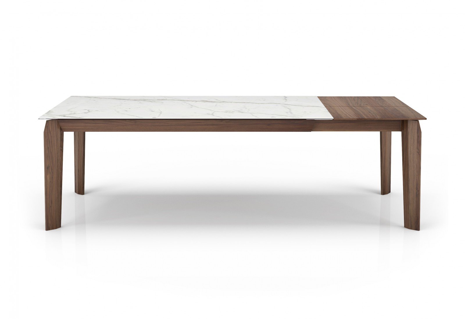 Magnolia 76'' EXTENDABLE DINING TABLE - WOOD & CERAMIC