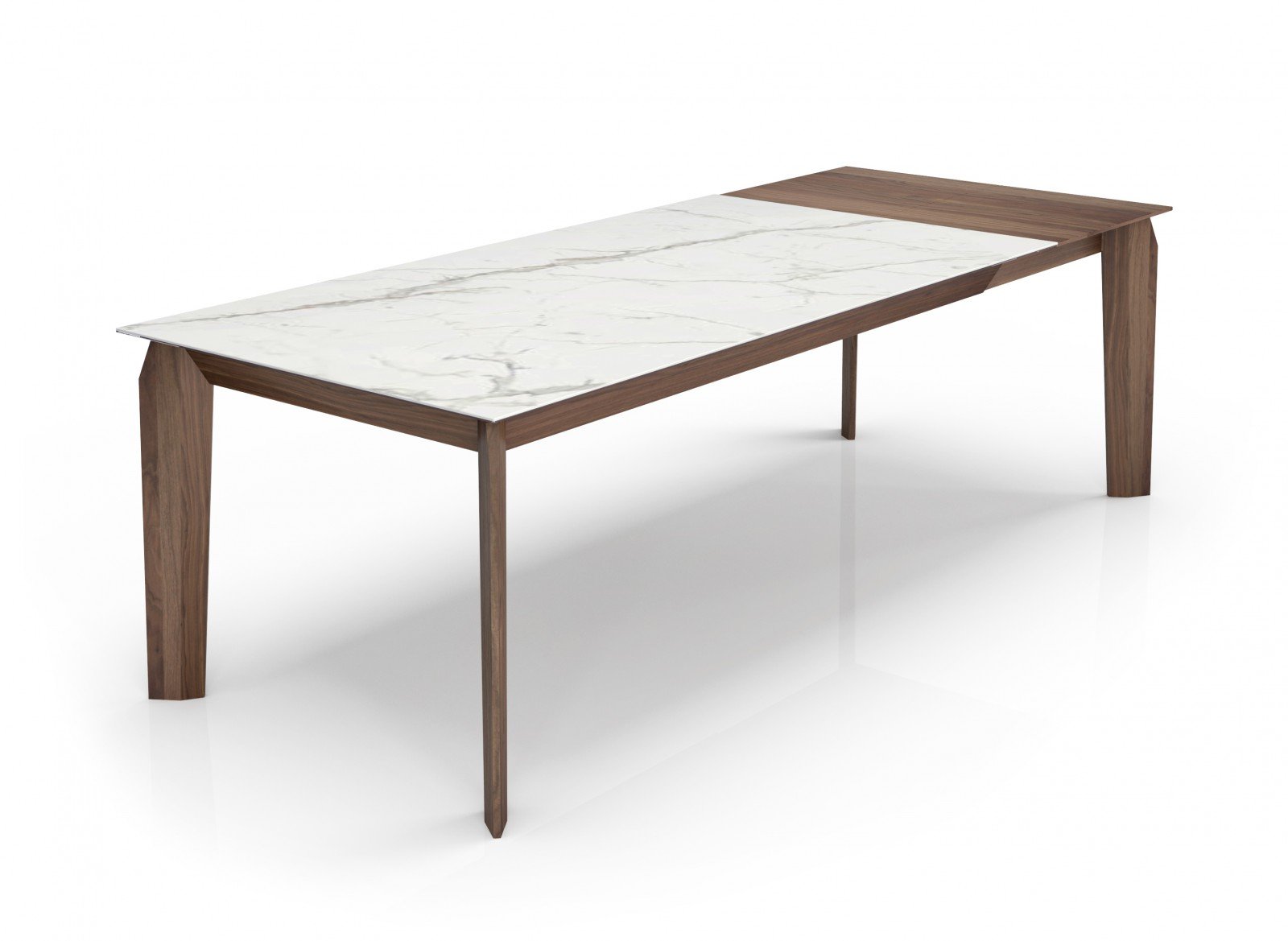Magnolia 76'' EXTENDABLE DINING TABLE - WOOD & CERAMIC - Image 2
