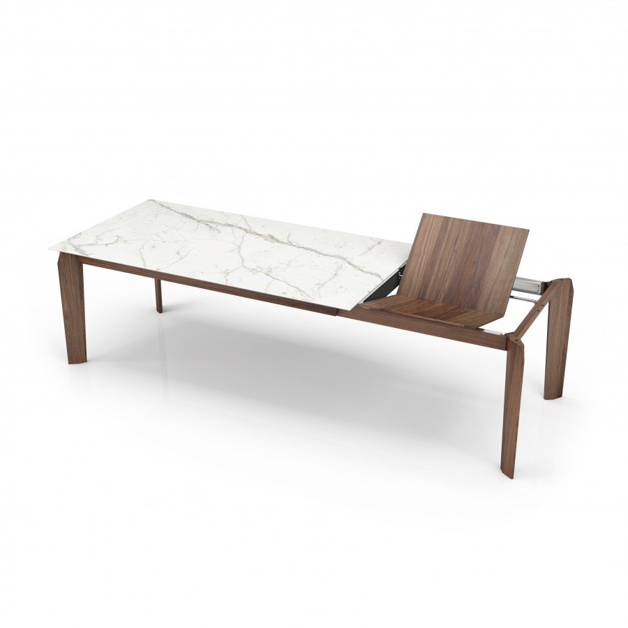Magnolia 76'' EXTENDABLE DINING TABLE - WOOD & CERAMIC - Image 3