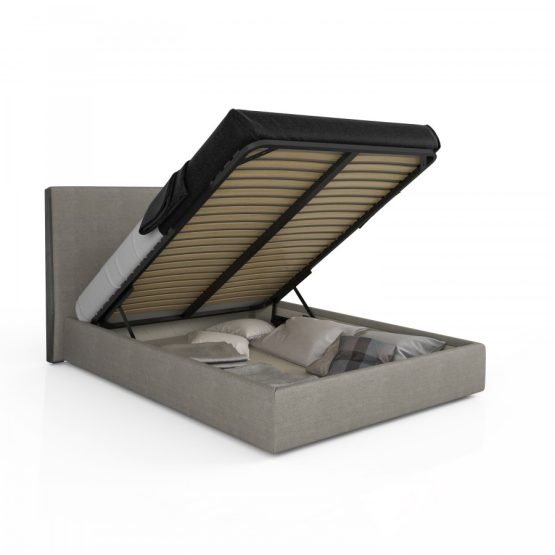 Sereno Queen / King Upholstered Storage Bed - Image 2